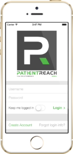 Patient Reach Sign In Mobile Screen