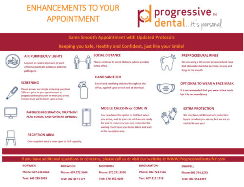 Enhancements to your appointment